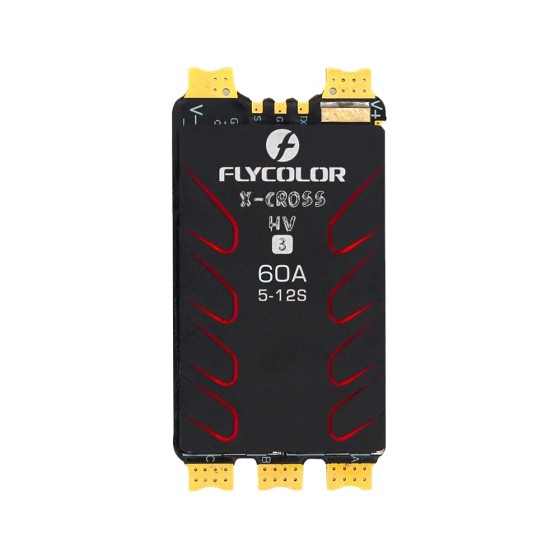 FLYCOLOR X-cross HV3 ESC Through Machine Governor ESC BL-32 Bit 5-12S 60A 80A 120A 160A for RC Drone DIY Parts